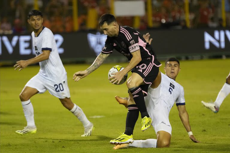 Lionel Messi ya tuvo por rival a El Salvador este año, en marzo, cuando lo visitó para un amistoso de Inter Miami.