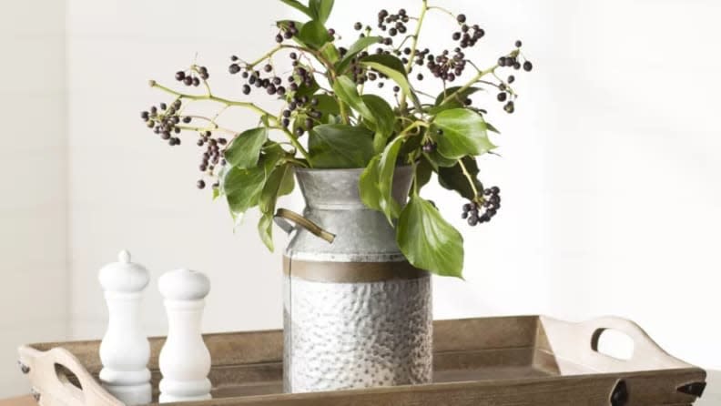 This vase makes a great centerpiece on your coffee table.