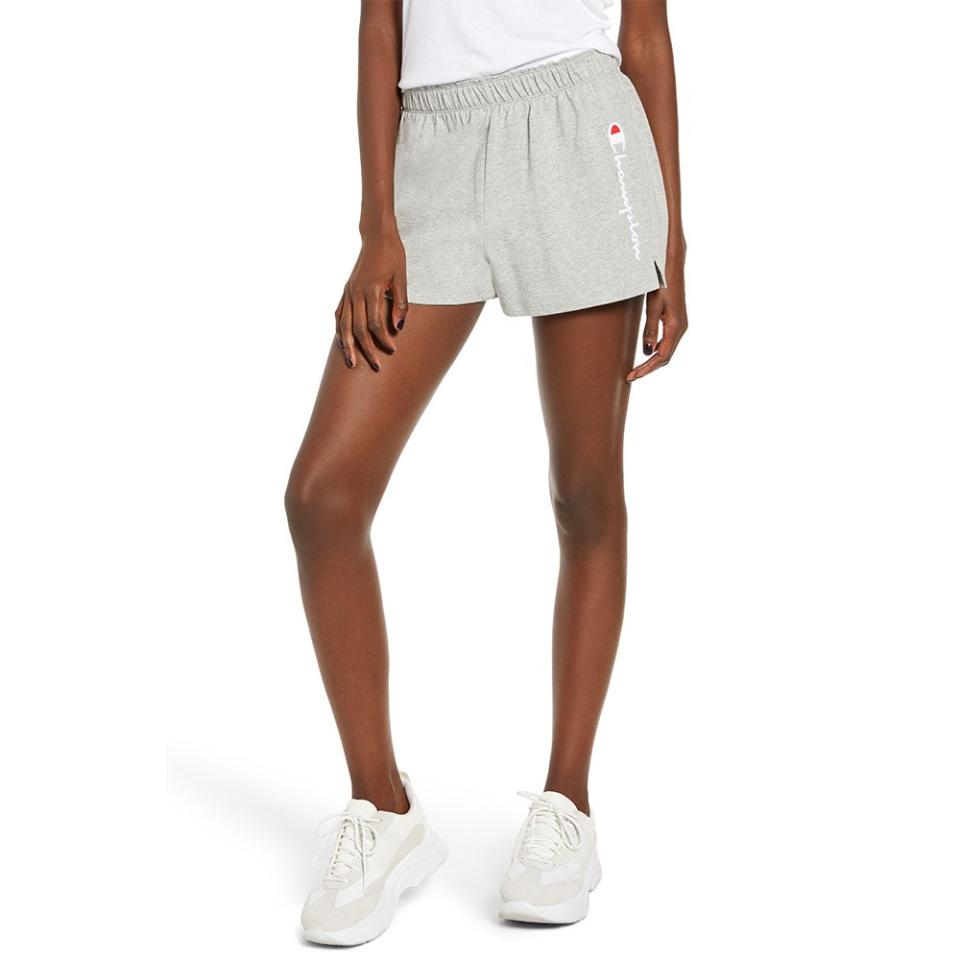 Champion Embroidered Script Logo Athletic Shorts, $26