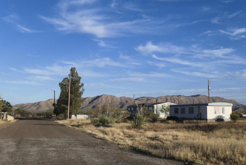 A modest residential area of mobile homes and small houses south of Van Horn is within a quarter mile of the proposed pipeline route. The population of Van Horn is predominately low-income.