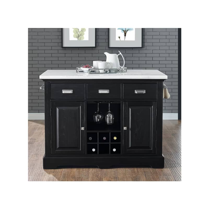 Mantello Marble Kitchen Island