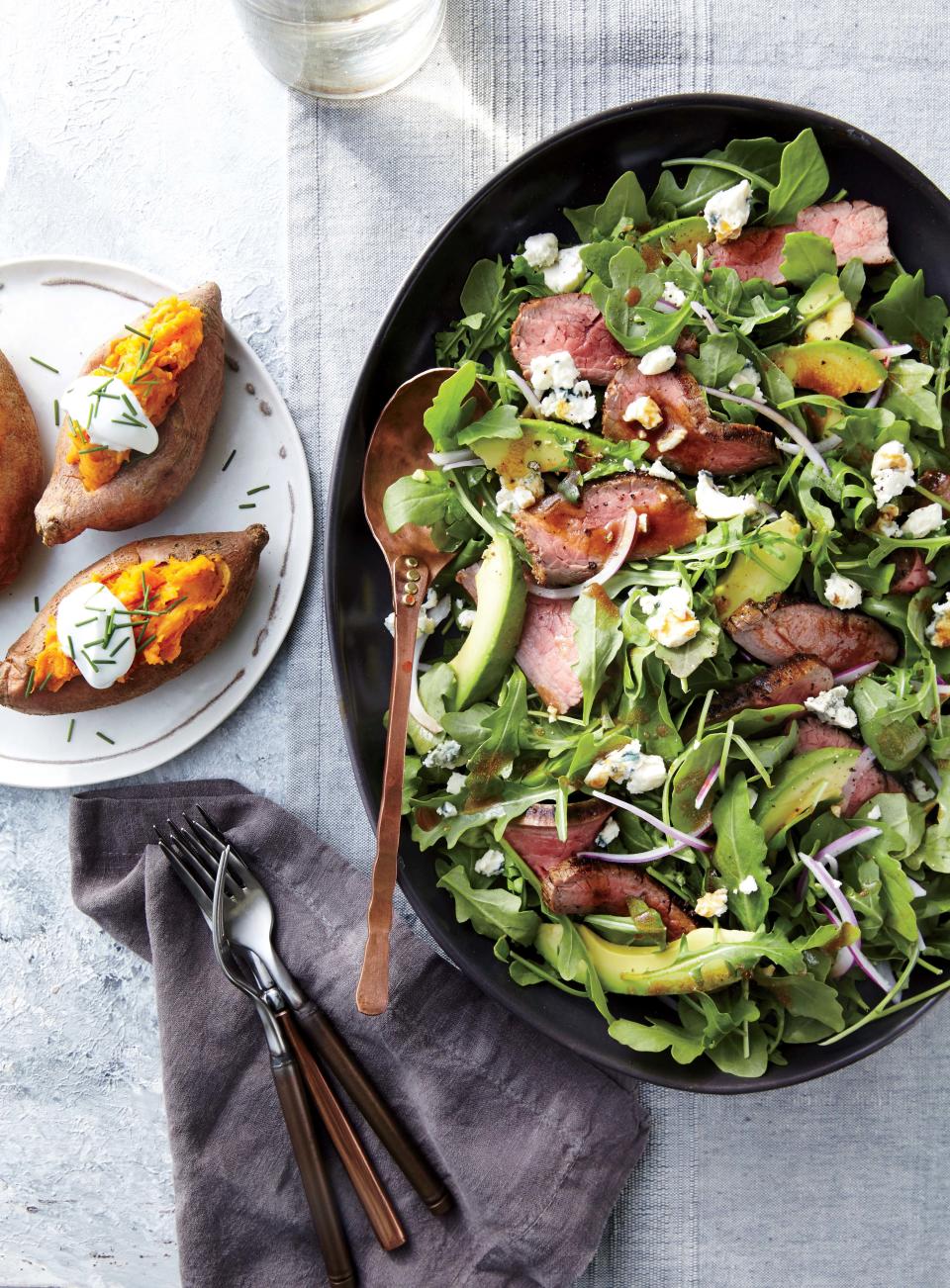 Mini Baked Sweet Potatoes