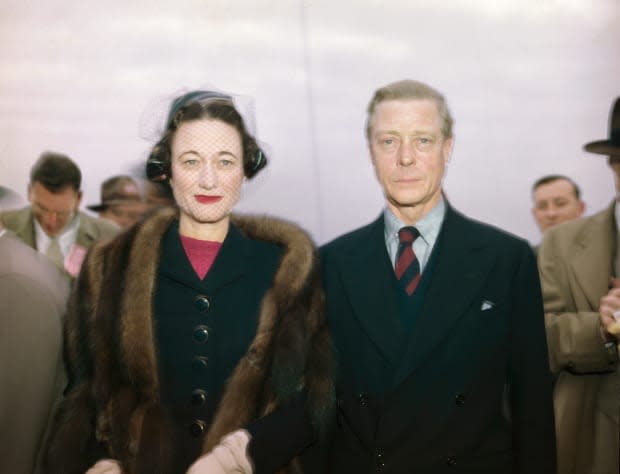 Wallis Simpson and Edward VIII in 1946<p>Bettmann via Getty Images</p>