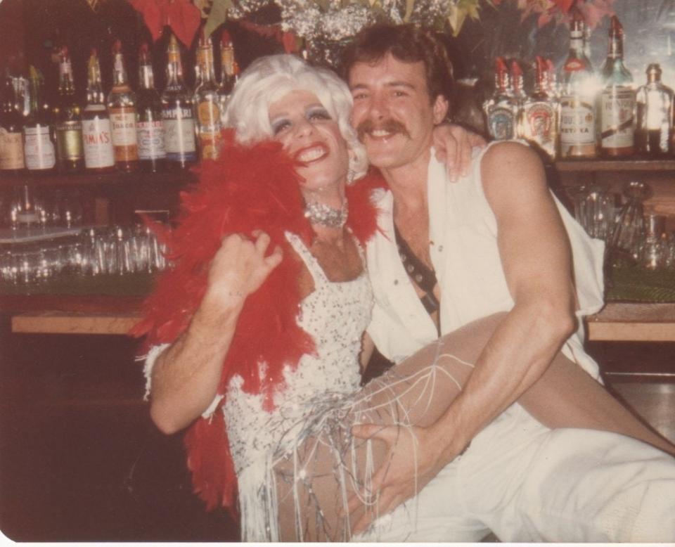 Patrons at the Stud in the 1980s.