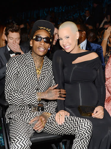 Amber Rose and Wiz Khalifa