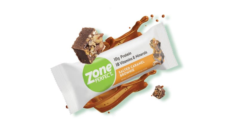 ZonePerfect salted caramel brownie bar