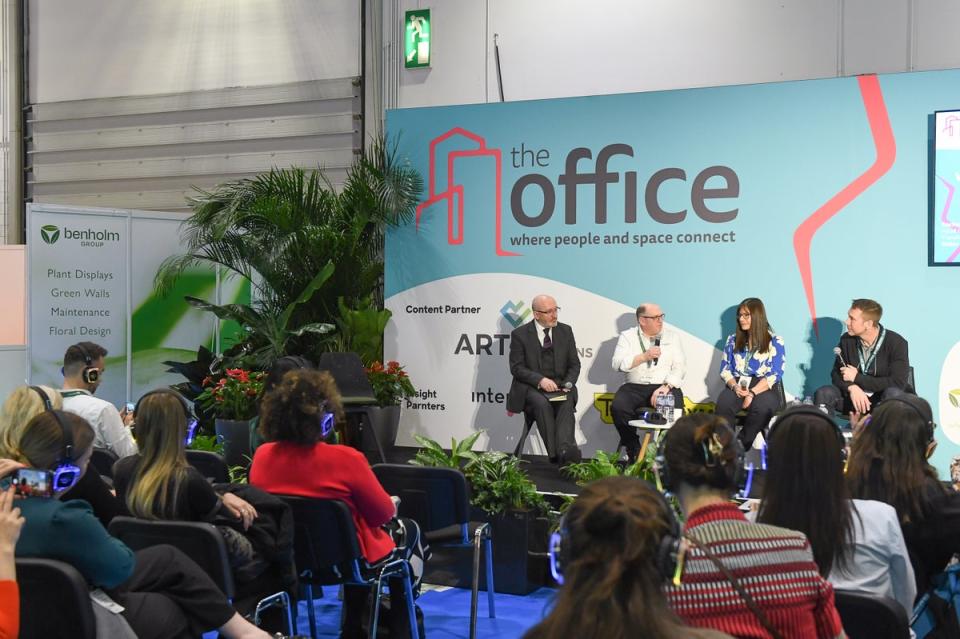 Talking AI business transformations at The Office at The Watercooler event (Steve Burden Photography)