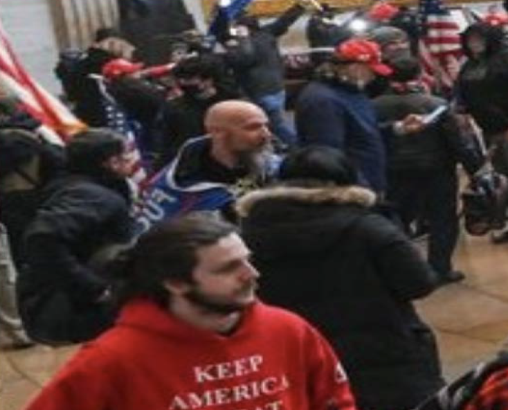 Rioters at the U.S. Capitol on Jan. 6, 2021