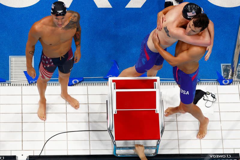 Swimming - Men's 4 x 100m Freestyle Relay - Final