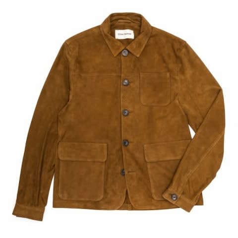 Suede jacket, £480, Oliver Spencer