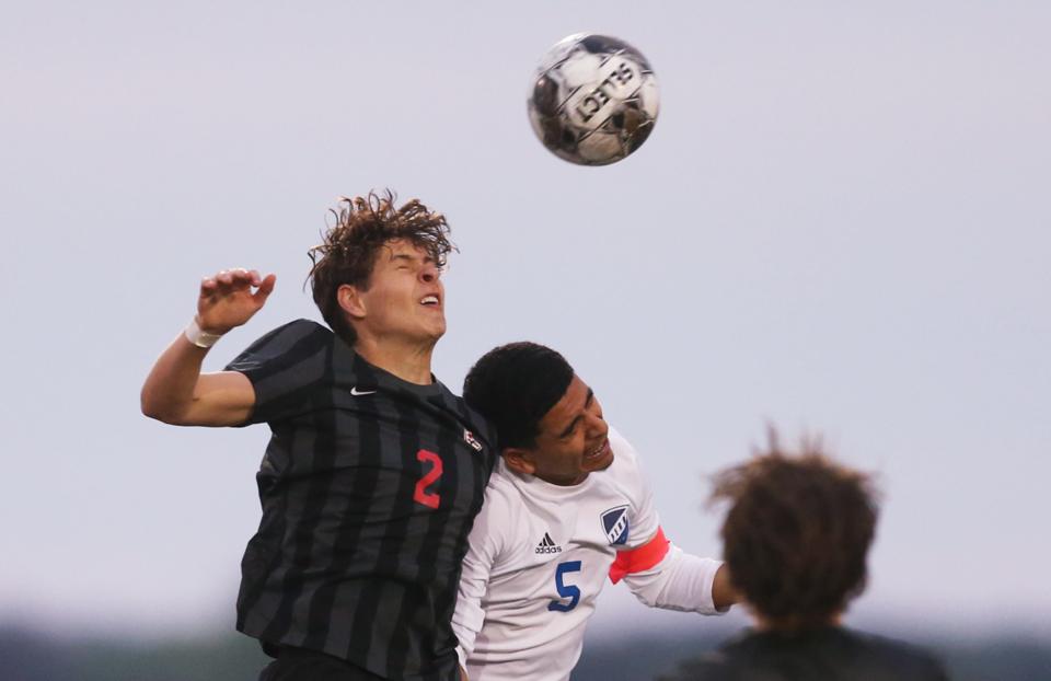 Gilbert's Jackson Johnson (2) is one of the best all-around soccer players in the state. He is a calming presence on the field for the undefeated Tigers.