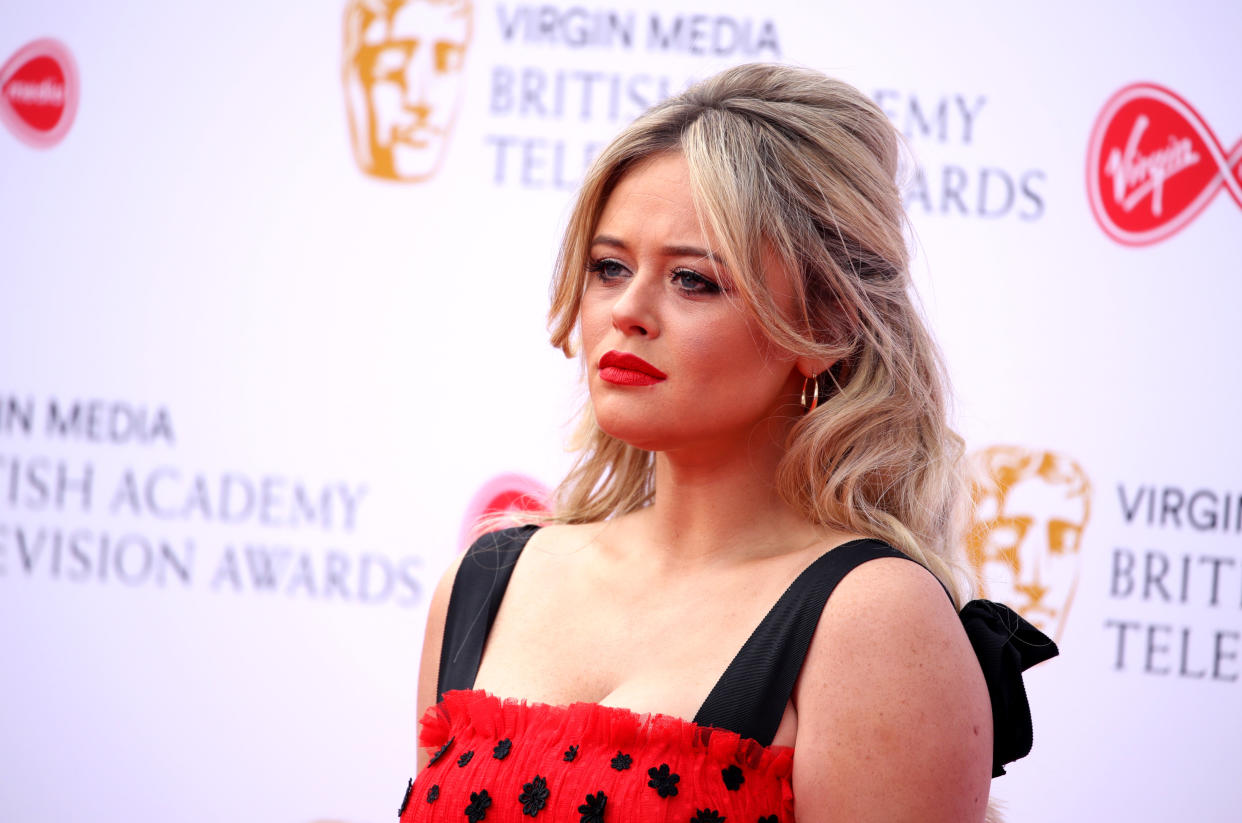 LONDON, ENGLAND - MAY 12:  Emily Atack attends the Virgin Media British Academy Television Awards 2019 at The Royal Festival Hall on May 12, 2019 in London, England. (Photo by Mike Marsland/WireImage)