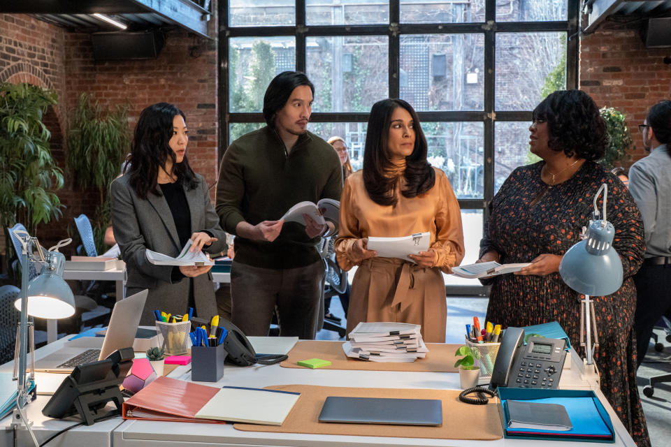 Image: Arden Cho, Desmond Chiam, Angela Gomez, and NaTasha Yvette Williams (Vanessa Clifton / Netflix)