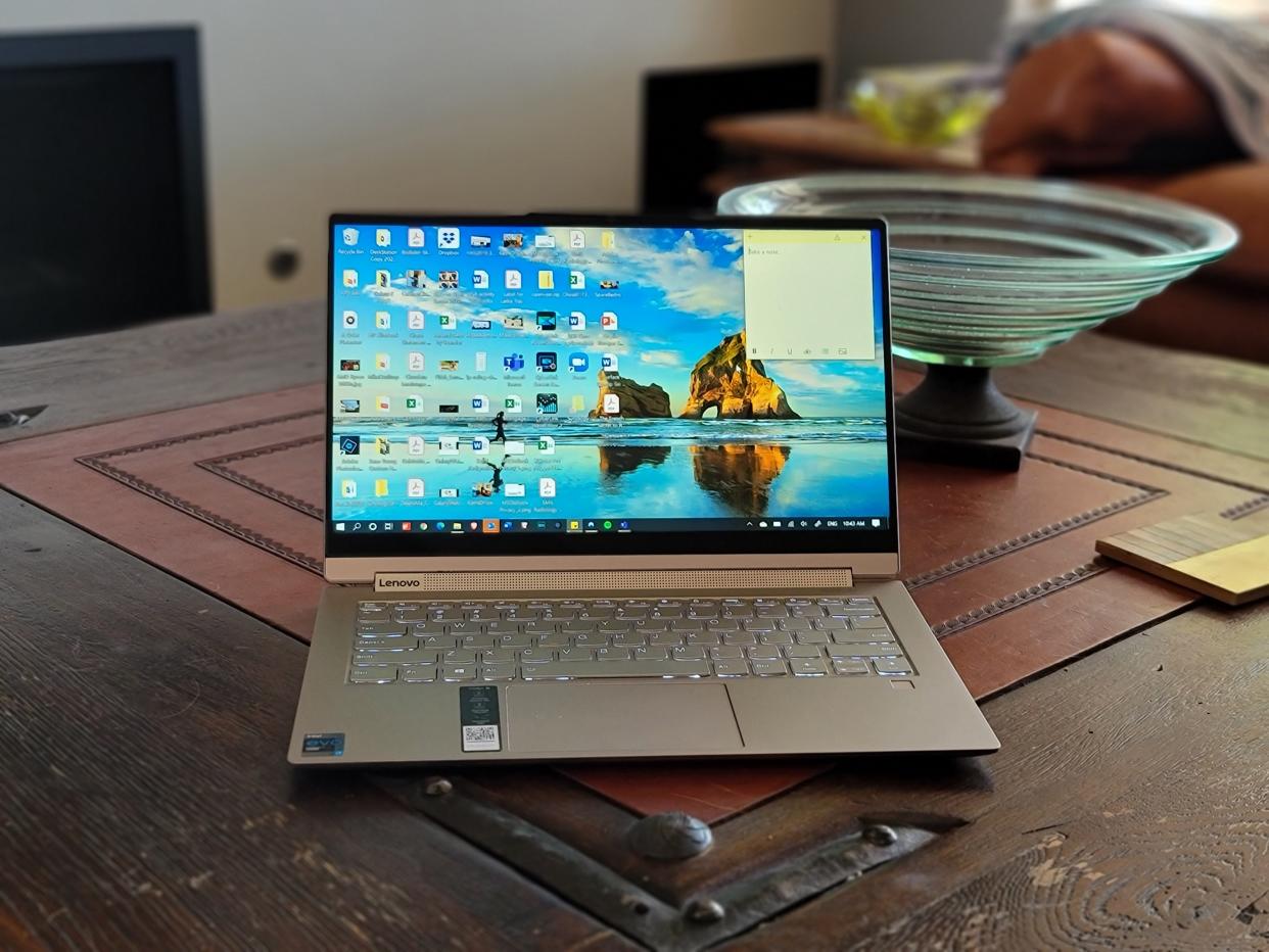 Lenovo’s new Yoga 9i laptop.