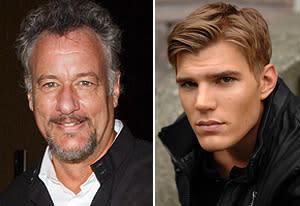 John de Lancie, Chris Zylka | Photo Credits: Albert L. Ortega/WireImage.com; Sergei Bachlakov/The CW