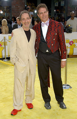 Harry Shearer and director David Silverman at the Los Angeles premiere of 20th Century Fox's The Simpsons Movie