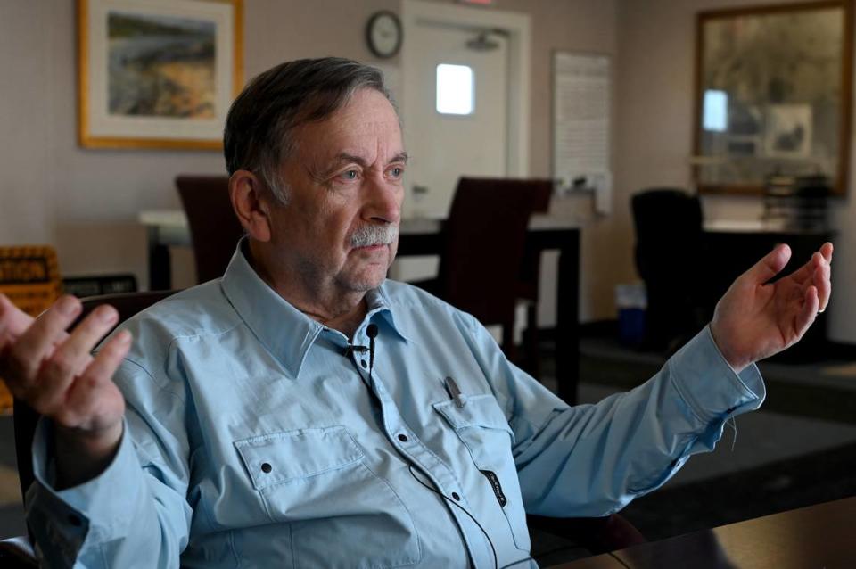 Court-appointed receiver Herb Donica talks about conditions at Piney Point. Two years after an emergency water release became an environmental disaster for Tampa Bay, conditions have greatly improved at Piney Point, according to site operators. Site closure is underway and the largest pond will be drained soon.