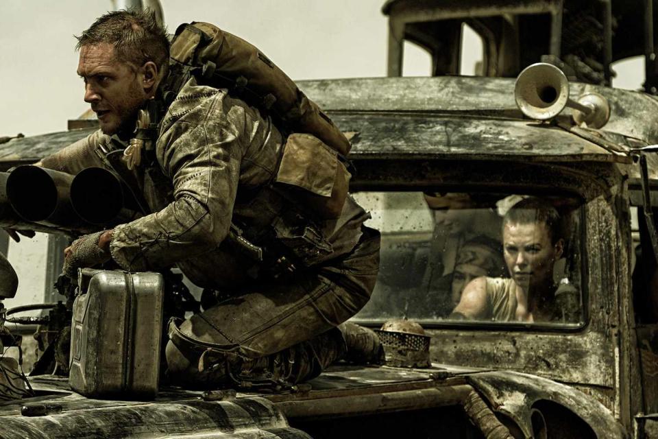 Warner Bros. Pictures Tom Hardy and Charlize Theron in <i>Mad Max: Fury Road</i>