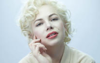 <b>Michelle Williams – My Week With Marilyn</b><br><br> Ex-‘Dawson’s Creek’ actress Michelle Williams earned an Oscar nomination for her portrayal of the legendary actress, along with the Best Actress gong at the Golden Globes. The movie documents the tense relationship between Sir Laurence Olivier and Marilyn Monroe during the production of ‘The Prince and the Showgirl’. (Credit: REX) <br><br><b>[Related feature: <a href="http://uk.movies.yahoo.com/marilyn-monroe-most-iconic-movie-scenes.html" data-ylk="slk:Marilyn Monroe's most iconic movie moments;elm:context_link;itc:0;sec:content-canvas;outcm:mb_qualified_link;_E:mb_qualified_link;ct:story;" class="link  yahoo-link">Marilyn Monroe's most iconic movie moments</a>]</b>