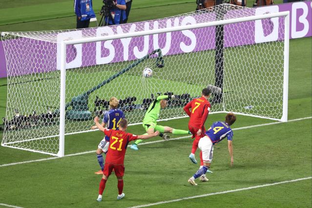 Japan 2-1 Spain: Ritsu Doan and Ao Tanaka seal stunning win to top