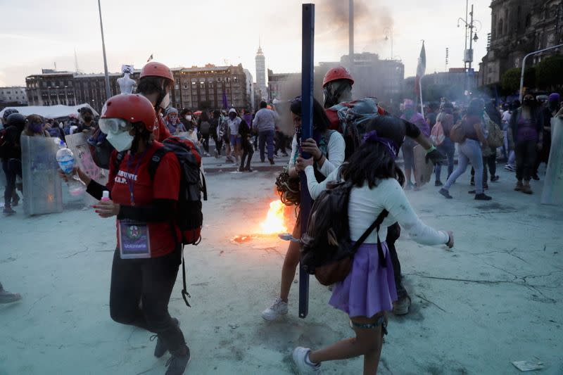 International Women's Day in Mexico City