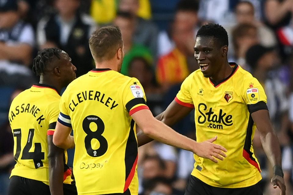 Ismaila Sarr netted from inside his own half against West Brom  (Getty Images)