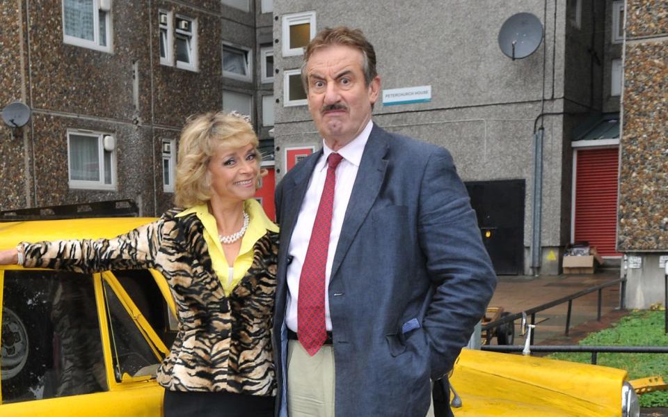 Sue with John Challis in 2011