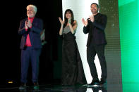 <p>Director Pedro Almodóvar, actress Penelope Cruz and actor Antonio Banderas made an appearance during the 35th Goya Awards Ceremony gala in Spain.</p>