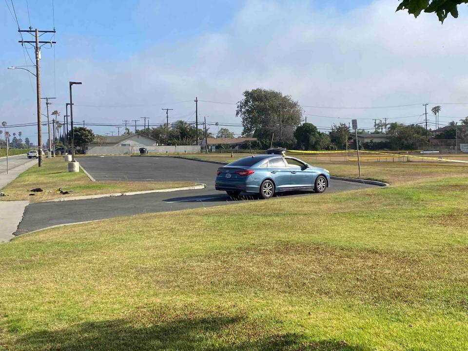 Police in Port Hueneme were investigating a double shooting Wednesday near Bubbling Springs Park that critically injured a man and a woman in their 20s.