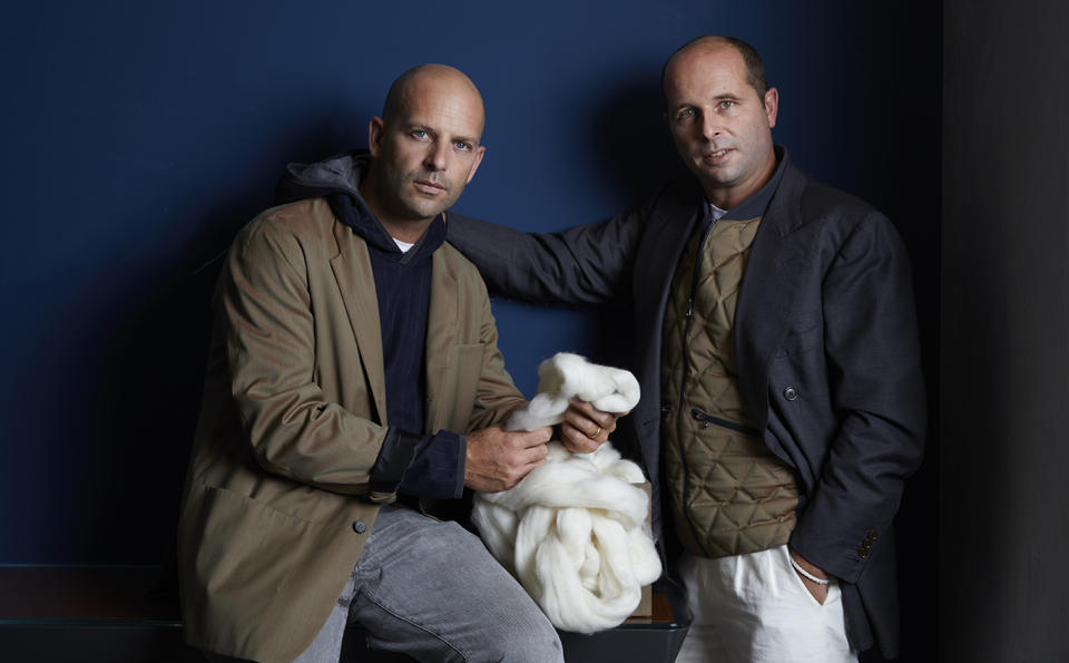 Franco and Giacomo Loro Piana, cofounders of Sease.