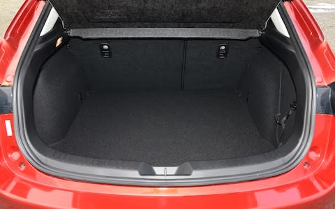 2017 Mazda3 boot space 