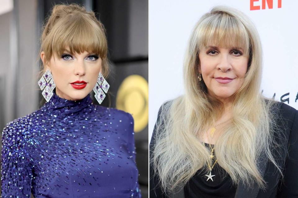 <p>Neilson Barnard/Getty, Gregg DeGuire/WireImage</p> Taylor Swift; Stevie Nicks