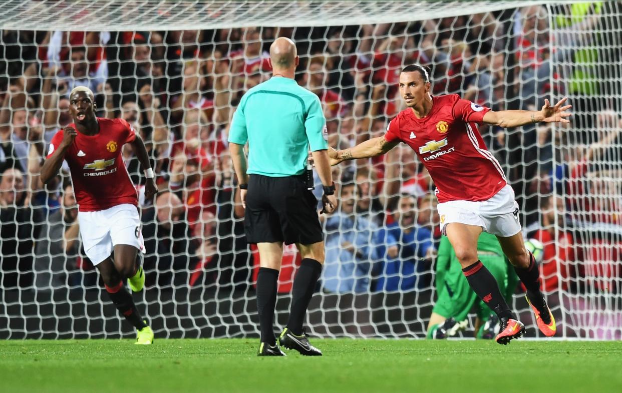 Paul Pogba and Zlatan Ibrahimovic