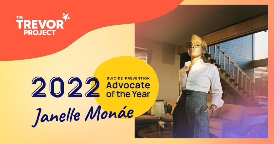 Janelle Monáe Receives Trevor Project's 2022 Suicide Prevention Advocate Award: 'Your Life Matters'
