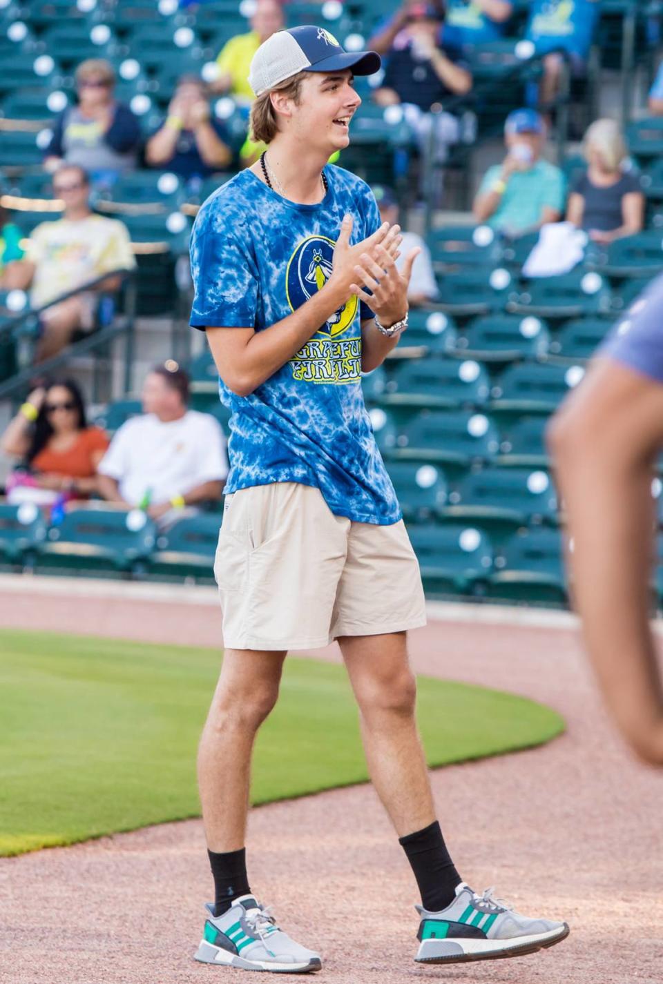 CJ Yarborough started as a batboy for the Columbia Fireflies during the minor league team’s first season in 2016.