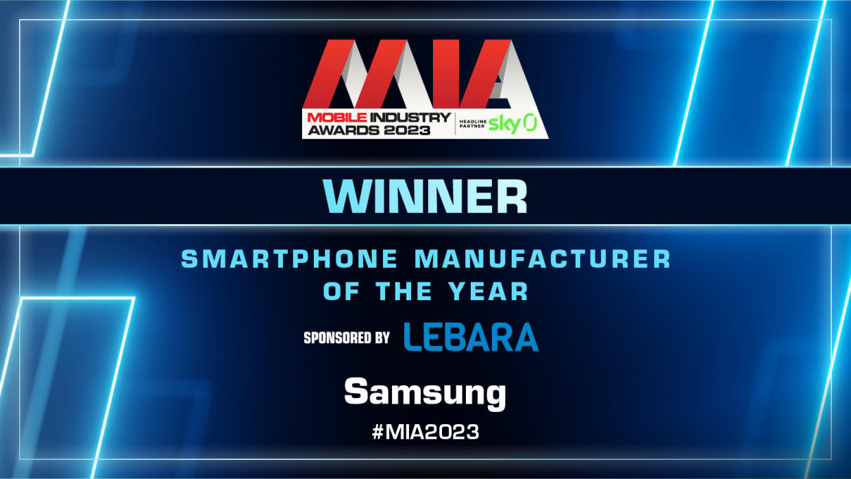  MIA 2023 smartphone manufacturer of the year. 