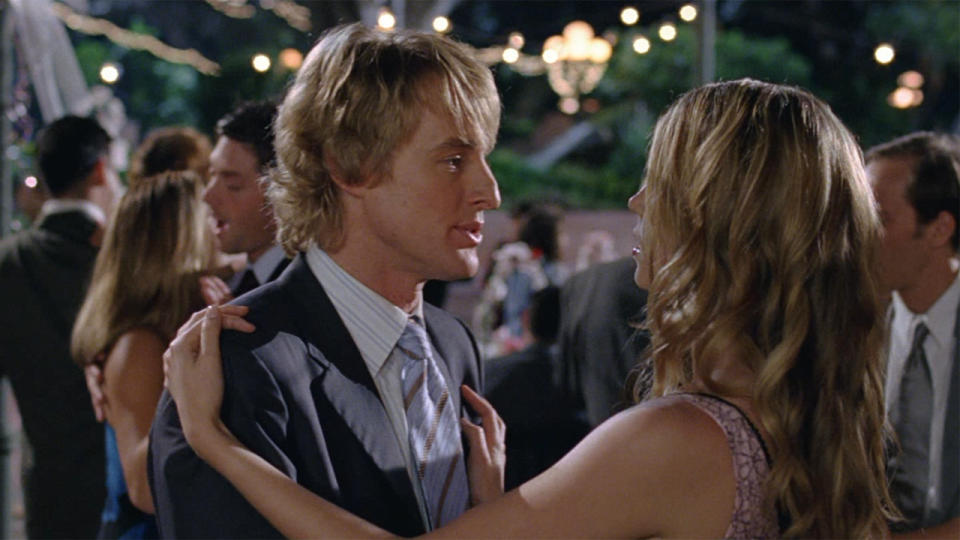 Owen Wilson dancing in Wedding Crashers