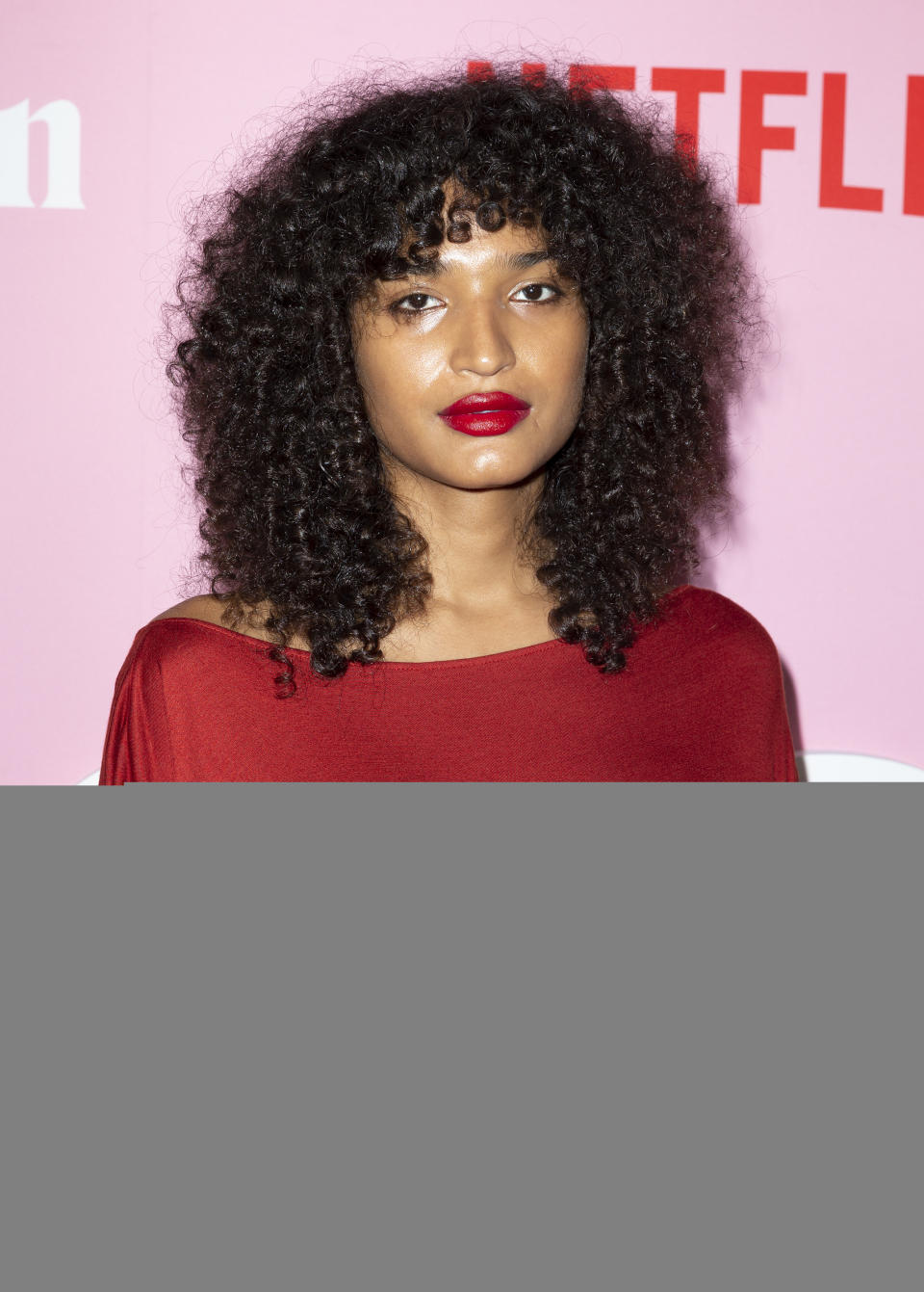 Indya Moore's Culy Lob With Bangs