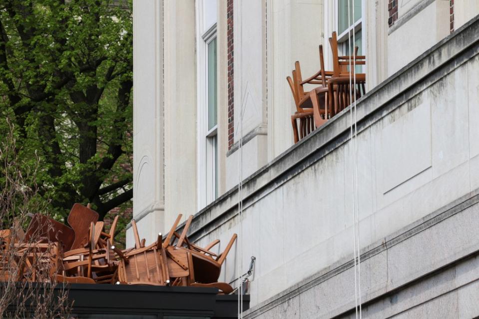 A group of “professional outside agitators” are responsible for storming into Columbia University’s Hamilton Hall in the middle of the night. REUTERS