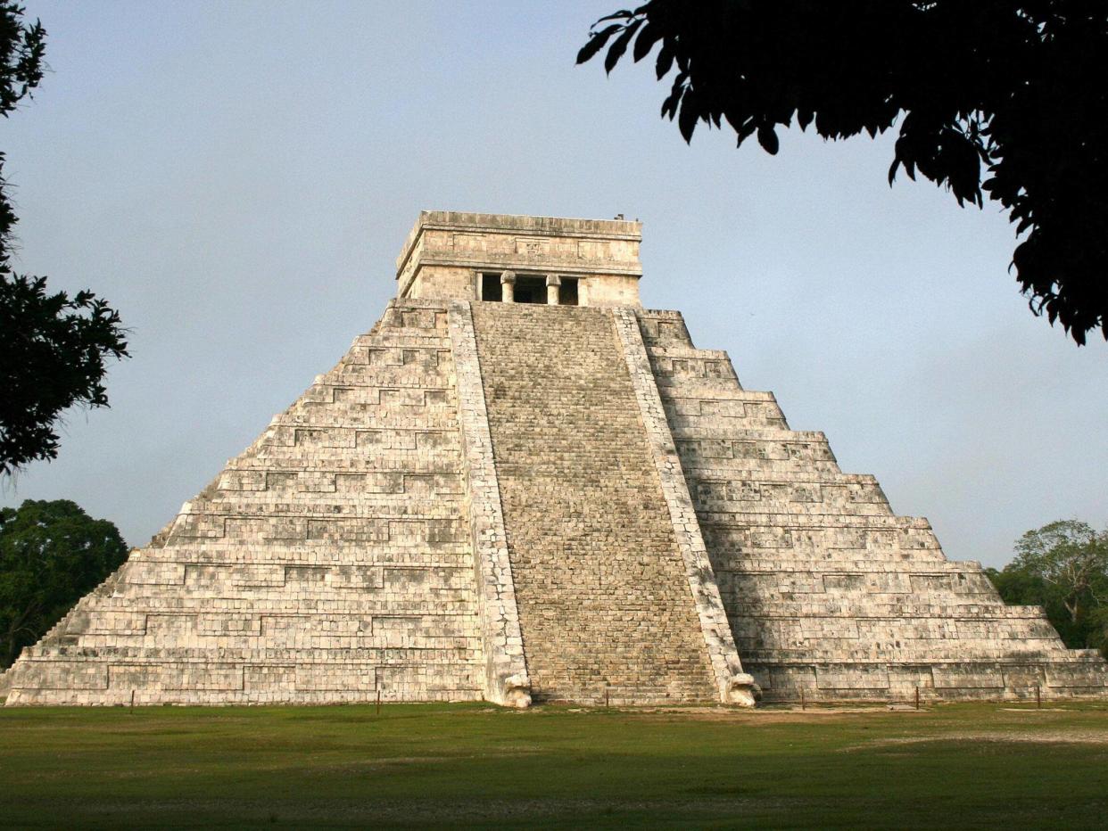 Experts discovered the tunnel under the Kulkulcan pyramid, which is part of the Chichen Itza archaeological site in Yucatan, Mexico: Marte REBOLLAR/AFP/Getty Images