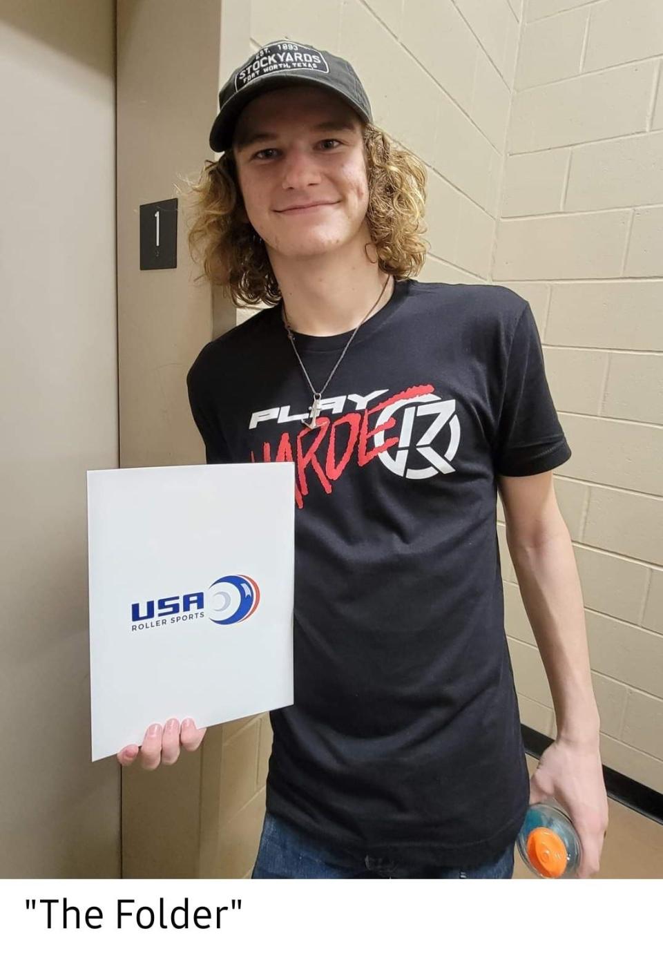 The day Dillon received his informational package form USARS in Cedar Rapids, IA