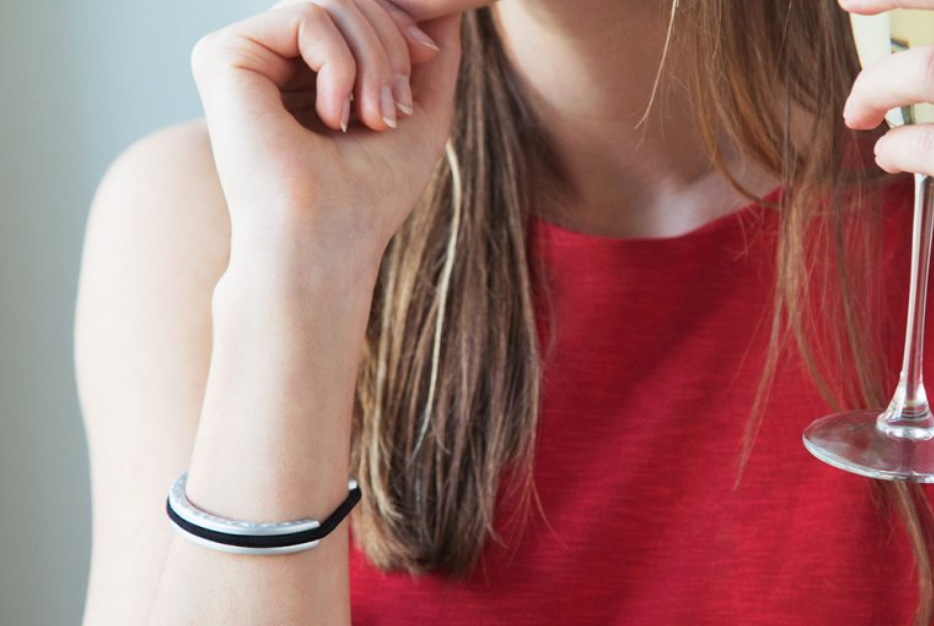 This cute bracelet conceals a hair tie.