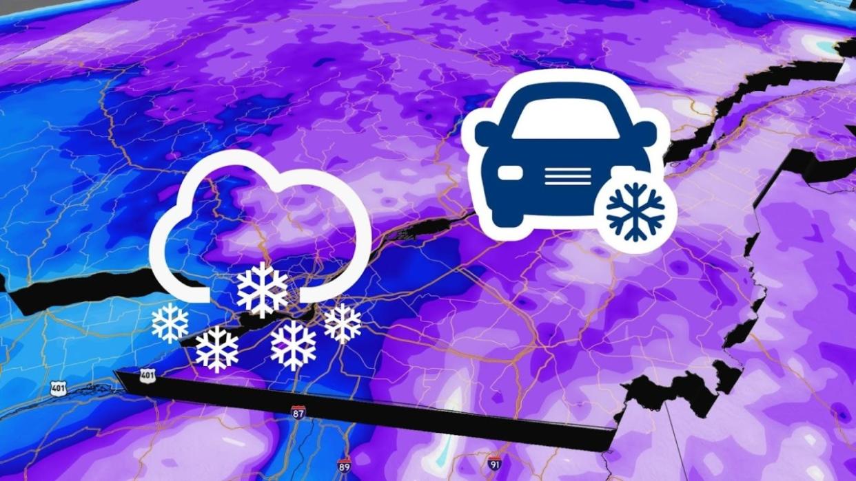 Widespread snow will hamper Quebec travel into Sunday