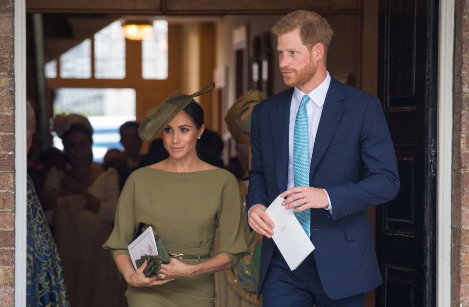 Christening Of Prince Louis Of Cambridge At St James's Palace