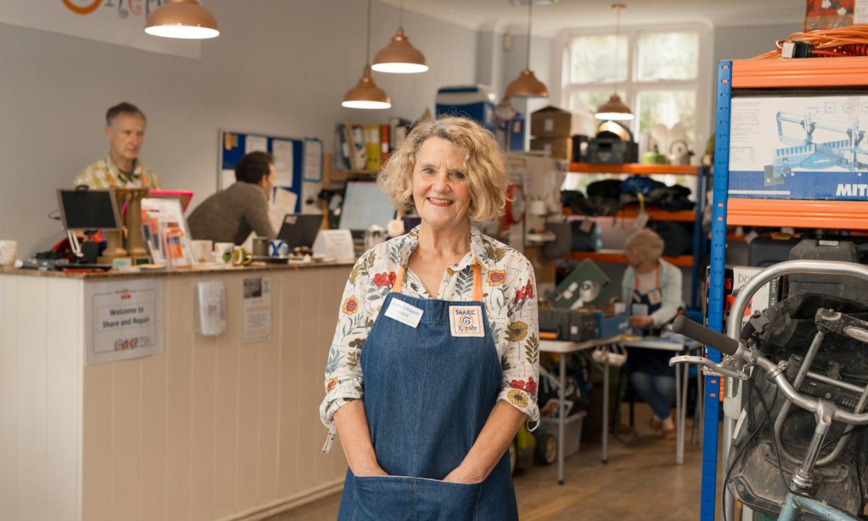 <span>Daily fix: Lorna helps run things at Bath’s community Share and Repair shop.</span><span>Photograph: Francesca Jones/The Observer</span>