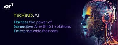 TECHBUD.AI | Harness the power of Generative AI with IGT Solutions&#39; Enterprise-wide Platform