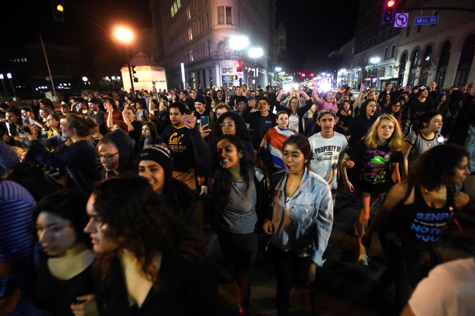 Protests after Donald Trump’s victory