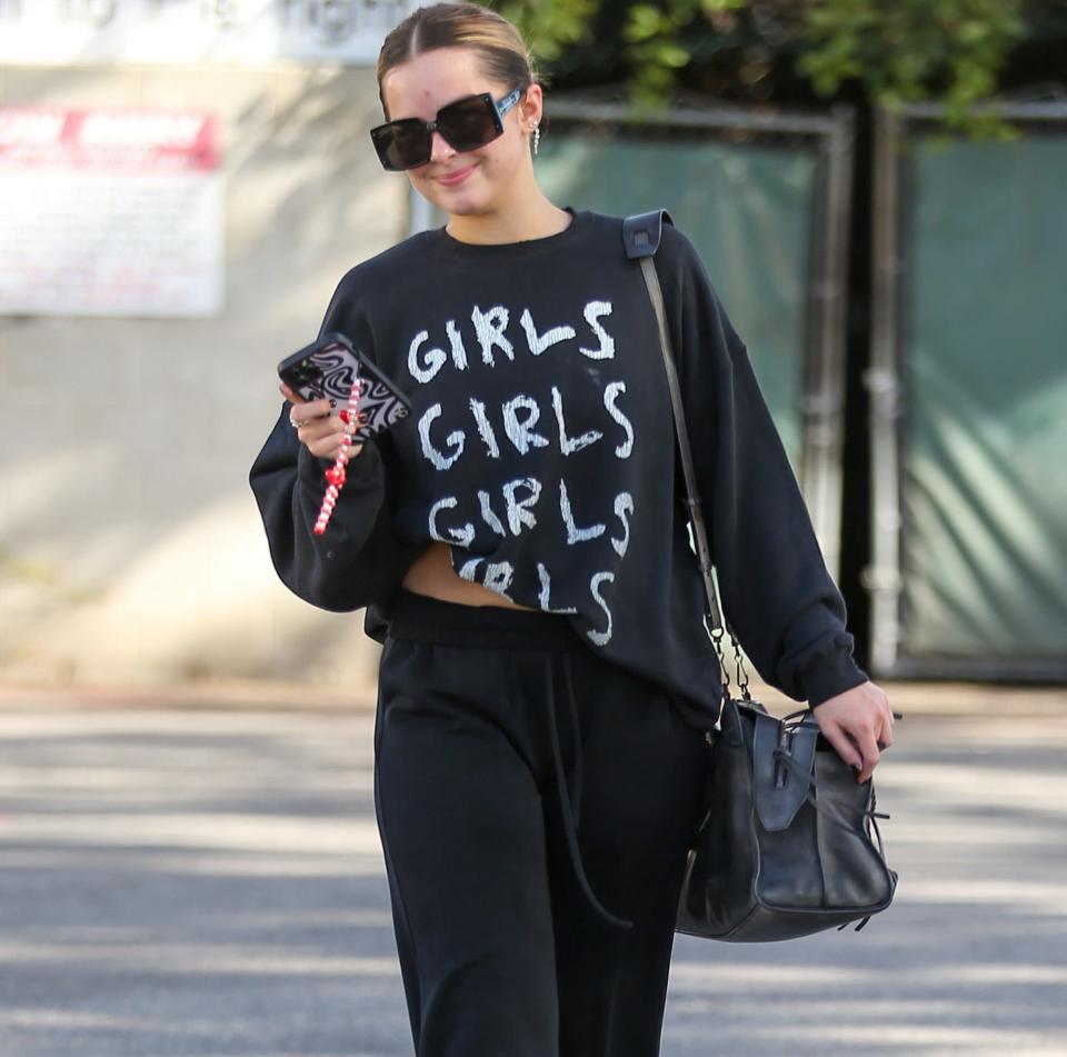 <p>Addison Rae is all smiles as she steps out in L.A. on Jan. 28.</p>