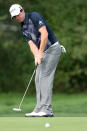 CARMEL, IN - SEPTEMBER 07: Rory McIlroy of Northern Ireland attempt a putt on the third hole green during the second round of the BMW Championship at Crooked Stick Golf Club on September 7, 2012 in Carmel, Indiana. (Photo by Warren Little/Getty Images)