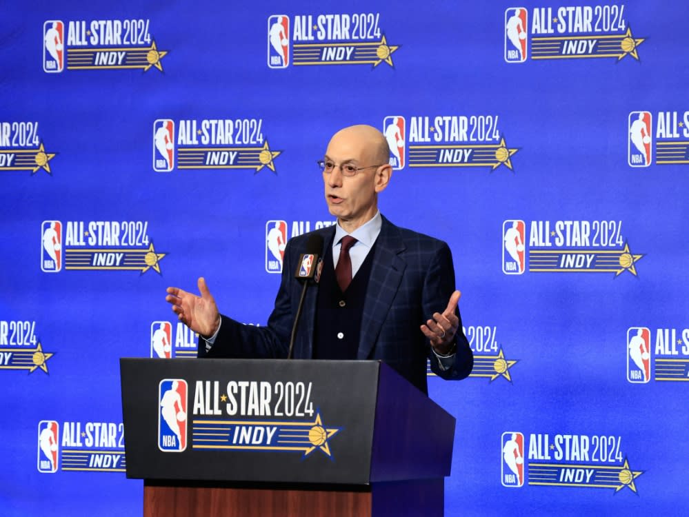 NBA-Boss Adam Silver spricht von der "härtesten Strafe" (JUSTIN CASTERLINE)